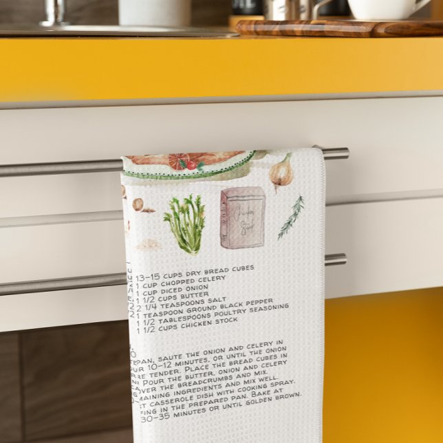 Toallas de té de Heirloom de receta | Turquía rell (Subido por el creador)