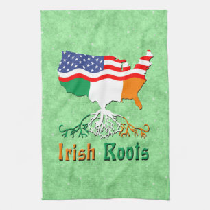 Toallas de té de irlandeses de origen americano