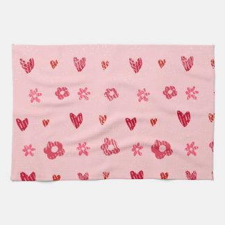 Toallas de té "FLORES Y FIESTA DE AMOR
