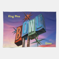 Toallas del equipo de boliche King Pins