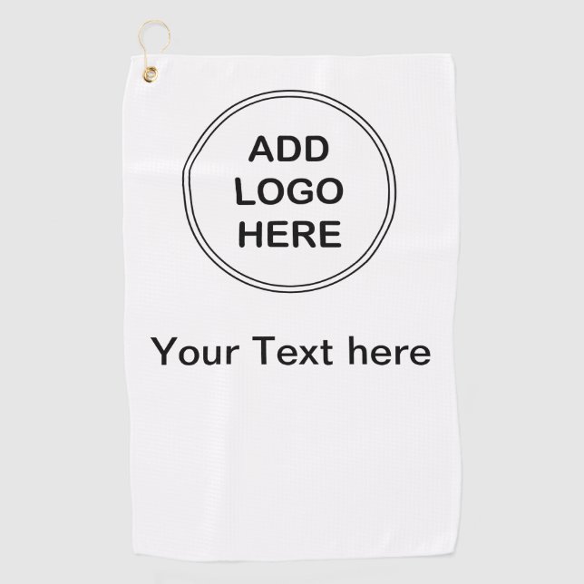 Toallas del golf del logotipo del negocio (Anverso)