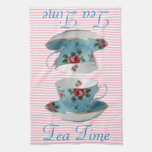 Toallas del tiempo del té