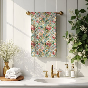 Toallas Pastel Bloom Rococó Estilo Baño