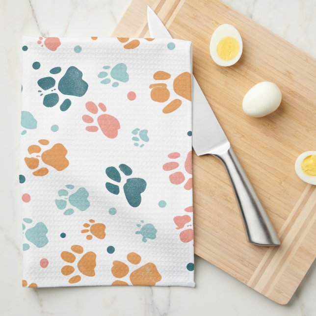 Toallas personalizadas de cocina fotográfica (Doblado Cuarto)