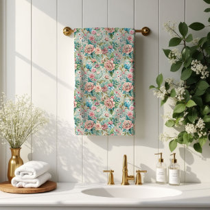 Toallas Rococó Vintage Elegantes Baño Look Pastel