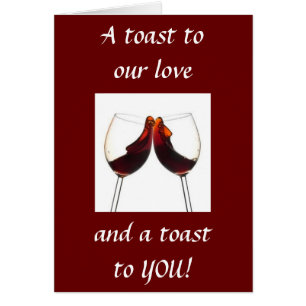 TOAST DE VINO A NUESTRO AMOR/SALIDA A "TÚ"