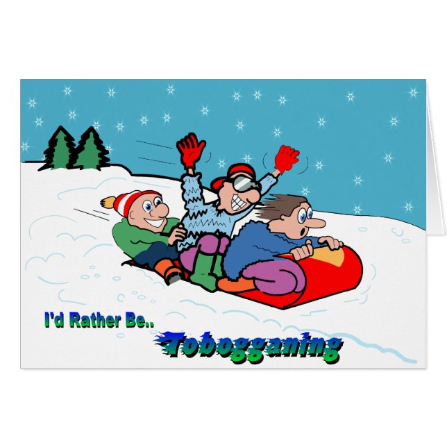Tobogganing (Anverso (Horizontal))