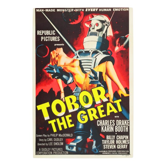 TOBOR Robot Horror Monster Movie Poster (Anverso)