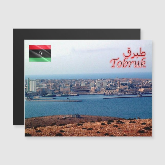 Tobruk - Libia - Panorama (Anverso/Reverso)