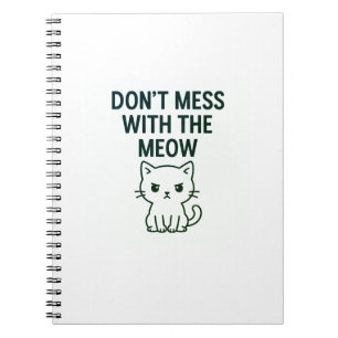 Toca al Maullido – Cuaderno de gato dulce pero psi