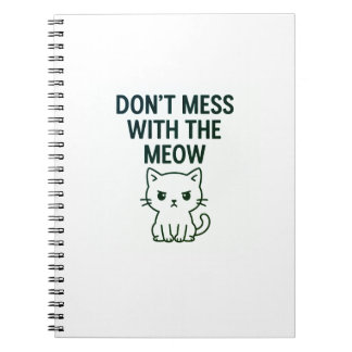 Toca al Maullido – Cuaderno de gato dulce pero psi