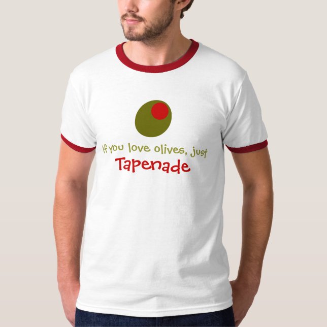 Toca y Asiente - camisa con timbre rojo (Anverso)