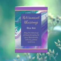 Tocante, tarjeta cristiana de retiro