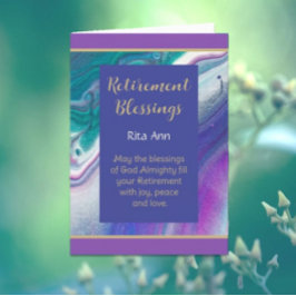 Tocante, tarjeta cristiana de retiro