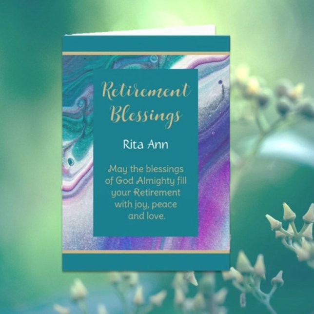 Tocante, tarjeta cristiana de retiro (Subido por el creador)