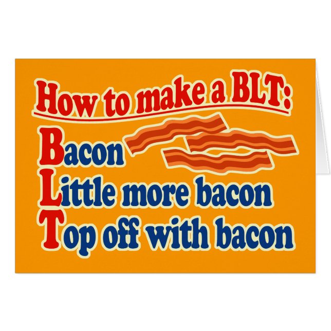 Tocino cómo hacer un bocadillo de BLT (Anverso (Horizontal))