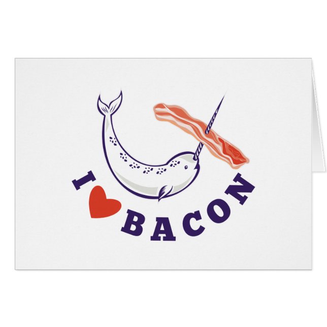 tocino narwhal del amor de la ballena i (Anverso (Horizontal))