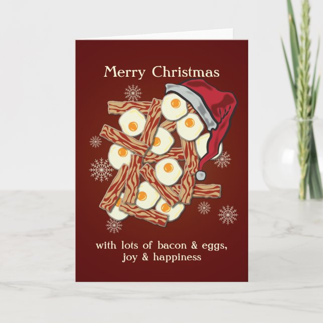 Tocino y Felices Navidad de los huevos (Anverso)