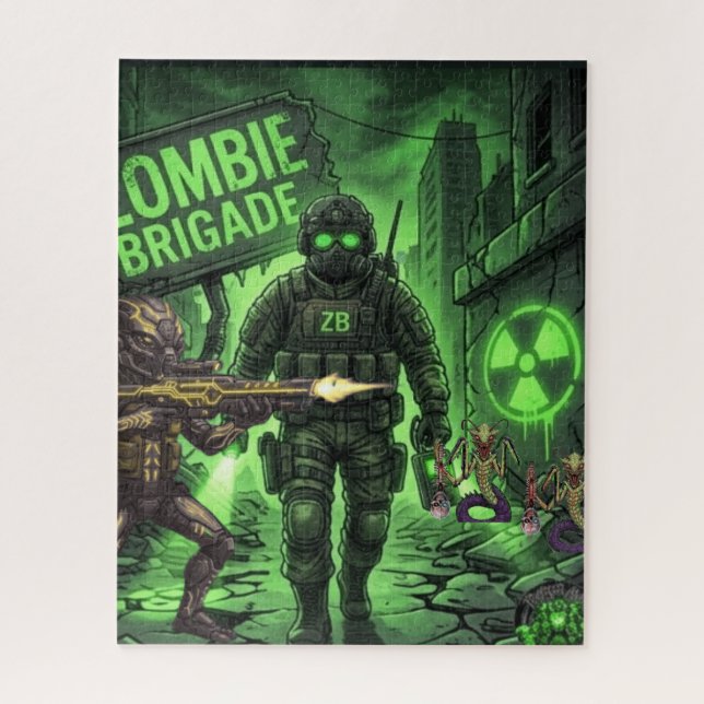 TOCOCLAWS "Brigada Zombie" Rompecabezas Táctico Ne (Vertical)