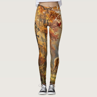 TOCOCLAWS Leggings de caza con arco de otoño - Col