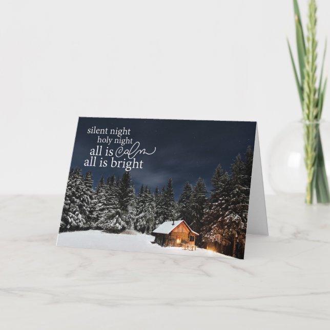 Toda es calma que toda es tarjeta de Navidad (Anverso)