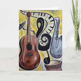 Toda esa tarjeta de saludo de jazz