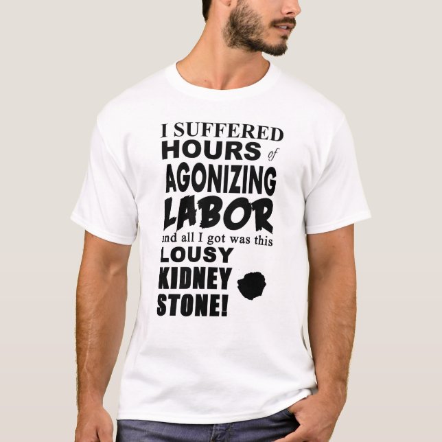 Toda I Got era esta camiseta malísima de la piedra (Anverso)
