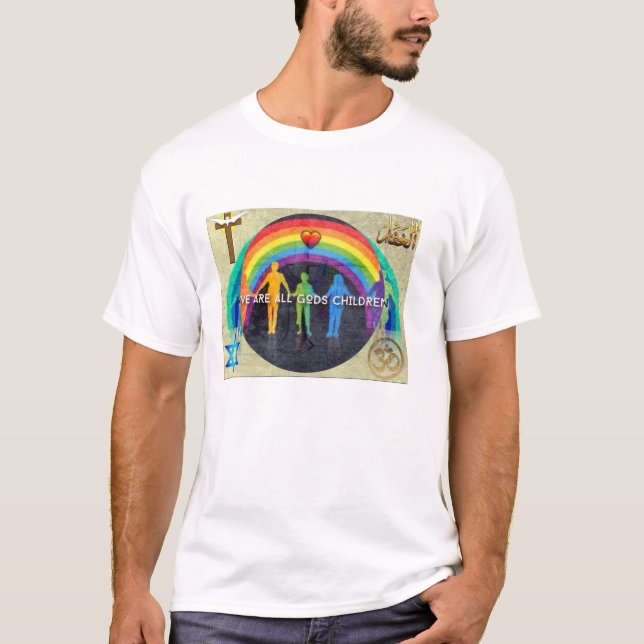 Toda la camiseta de la calidad de los niños de (Anverso)