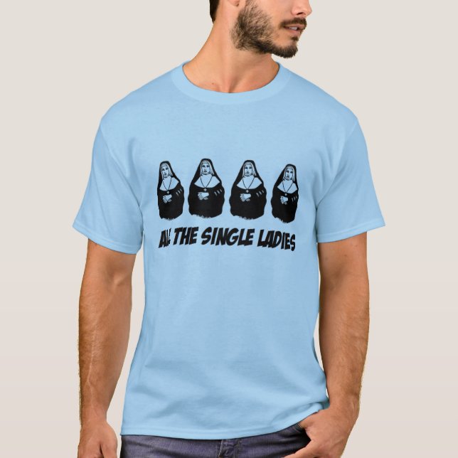 toda la camiseta divertida de las solas señoras (Anverso)