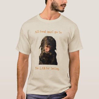 Toda la comida debe ir a la camiseta del