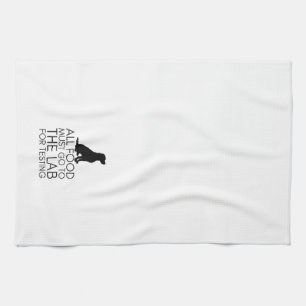 "Toda La Comida Debe Ir Al Laboratorio" Toalla De