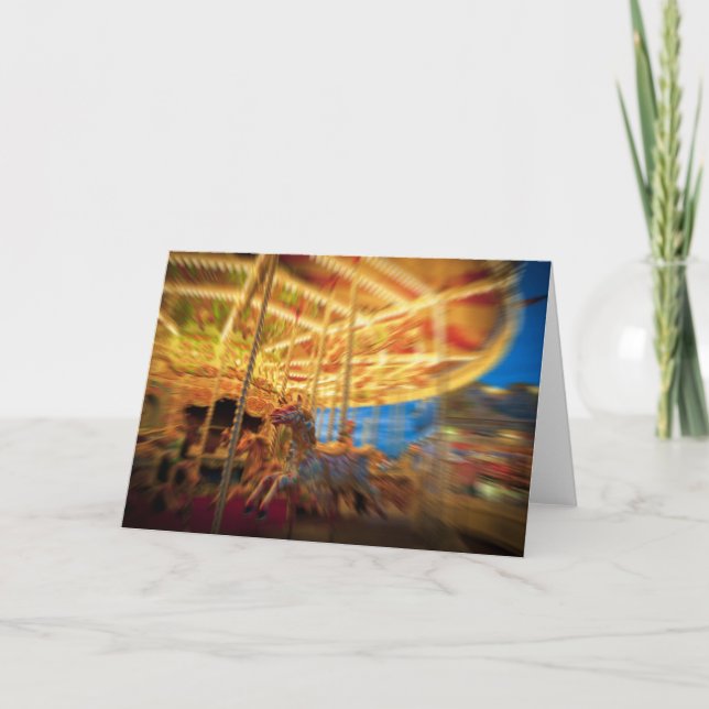 Toda La Diversión De La Feria Tarjeta De Saludos D (Anverso)