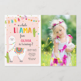 Toda la llama de la diversión invitación de cumple