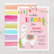 Toda la llama de la diversión invitación de cumple