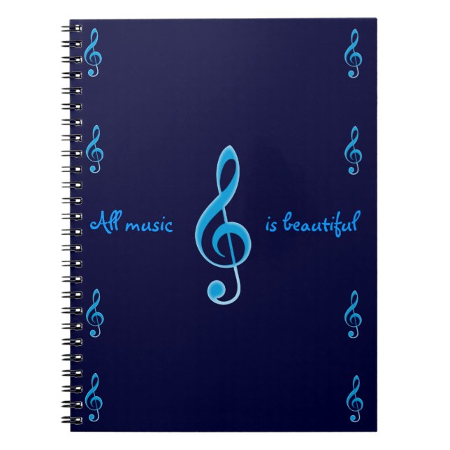 Toda la música es cuaderno hermoso (Frente)
