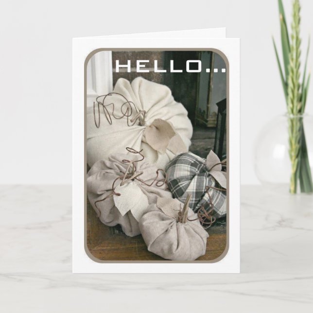 TODA LA OCASIÓN DE OTOÑO DE LA TARJETA DE RECIBIMI (Anverso)