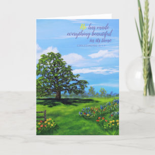 Toda la preciosa tarjeta de felicitación Inspirado