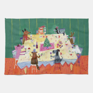 Toda la tostada de la especie en una toalla