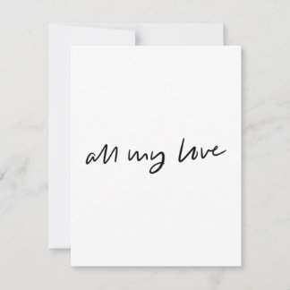 toda mi tarjeta plana de amor