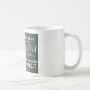 Toda será la taza de café bien (azul)