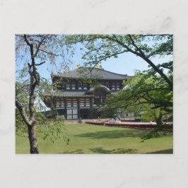 Todai-ji en Nara, postal de Japón
