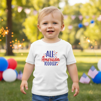 Todas las camisetas de niños norteamericanas del 4