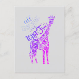 "Todas las cosas buenas son una postal salvaje y l