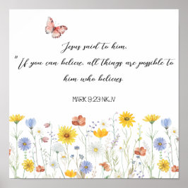 Todas las cosas son posibles Posters florales