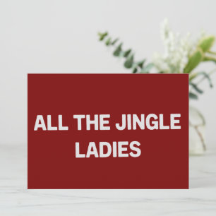 Todas Las Damas Jingle Divertidas De Navidad Combi