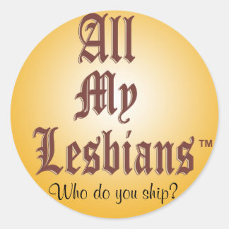 Todas mis lesbianas pegatinas de barcos
