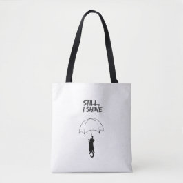 Todavía brillo – Bolsa de mano editable de gato co