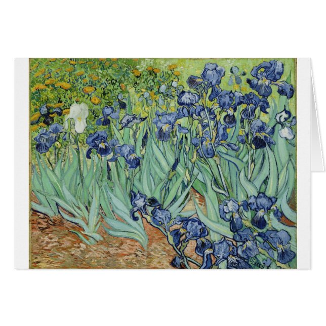 Todavía de Van Gogh vida: Florero con los iris (Anverso (Horizontal))