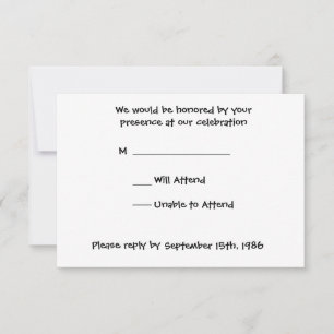 Todavía del pavo real vida negra RSVP