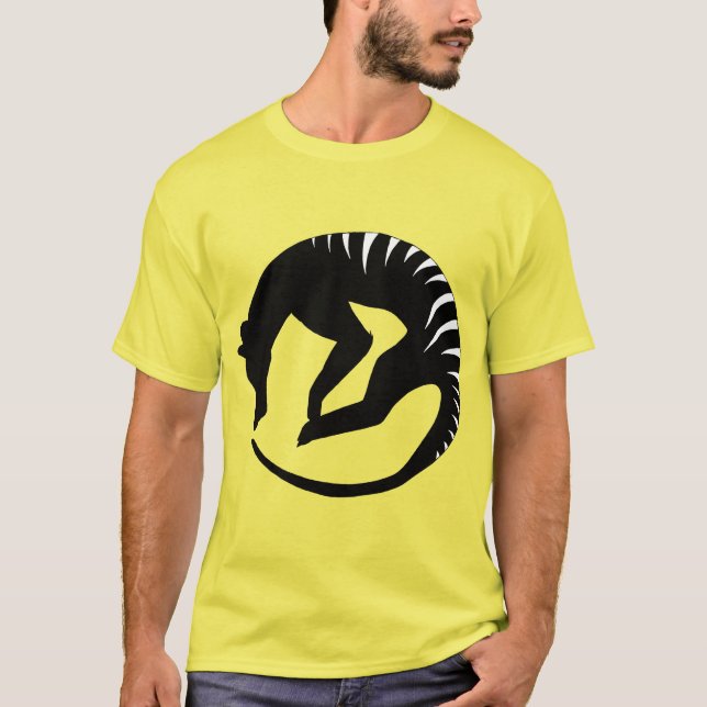 Todavía del Thylacine camisa viva del logotipo (Anverso)